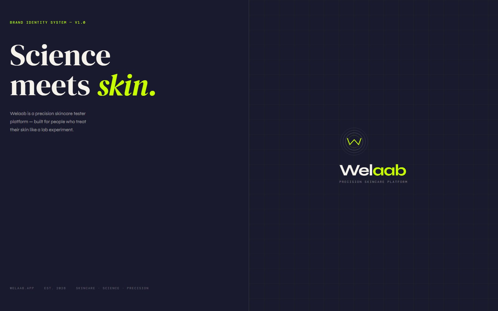 Welaab — brand identity system