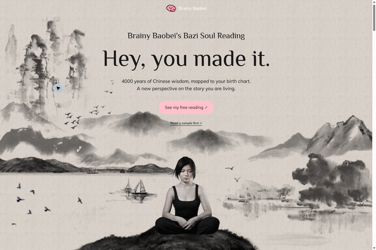 BrainyBaobei — original product screen