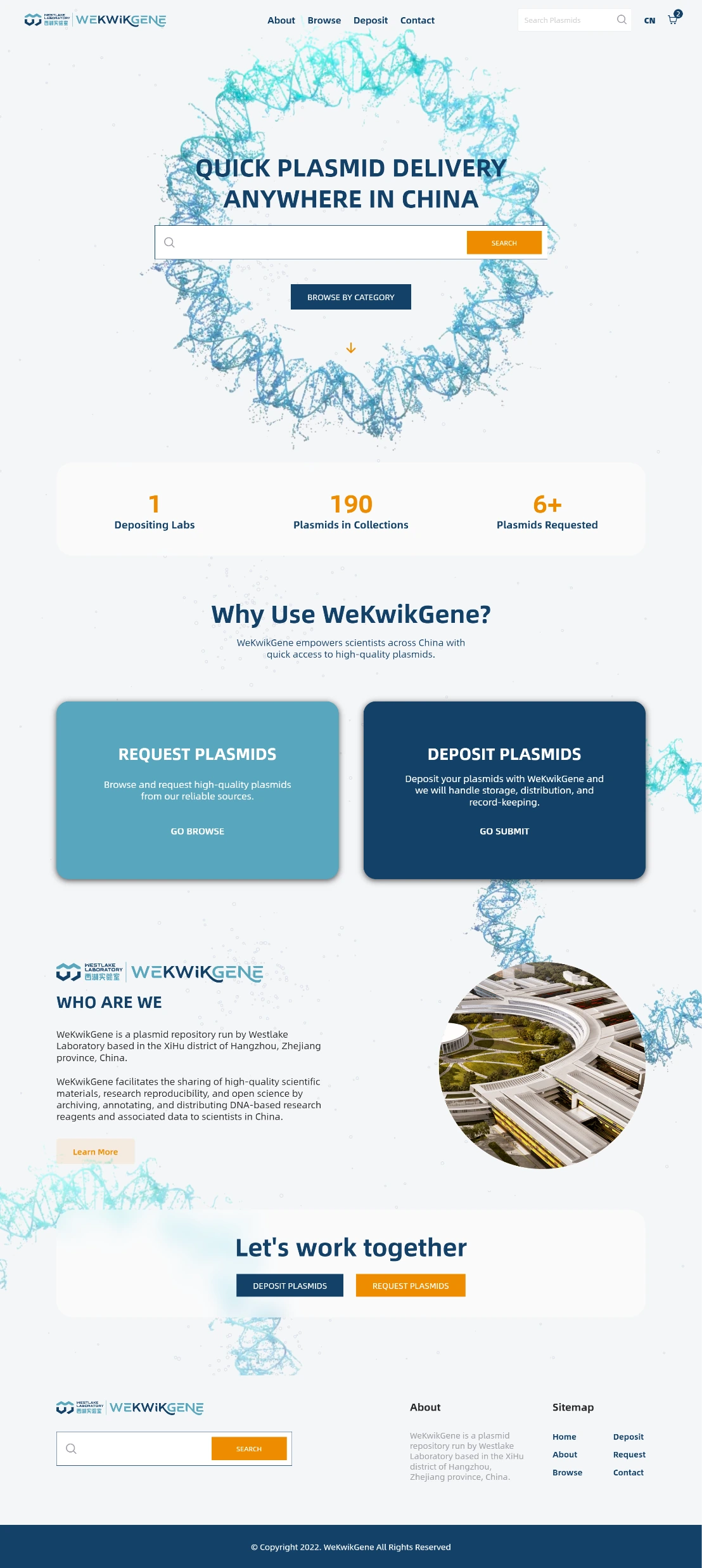 WeKwikGene — original product screen